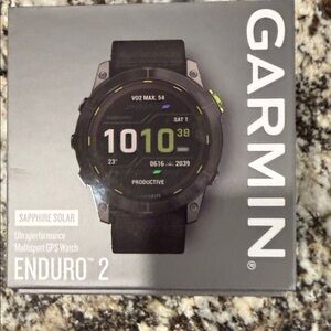 Garmin Enduro 2 Sapphire Solar Black Smartwatch